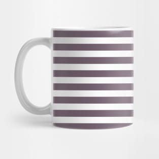 Mauve Color Stripes Pattern Mug